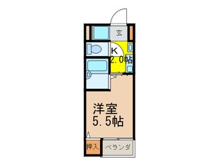 摂津ビルの物件間取画像